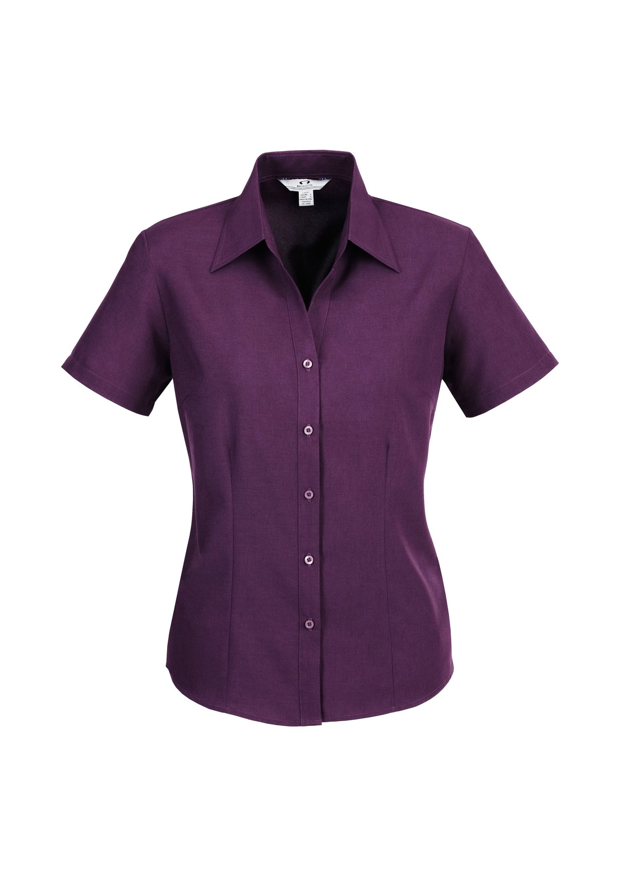Womens Oasis Short Sleeve Shirt - Grape