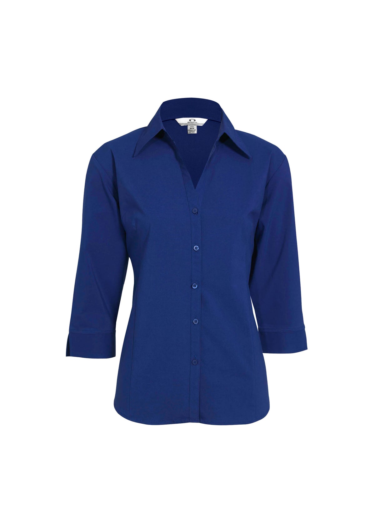 Womens Metro 3/4 Sleeve Shirt - Royal