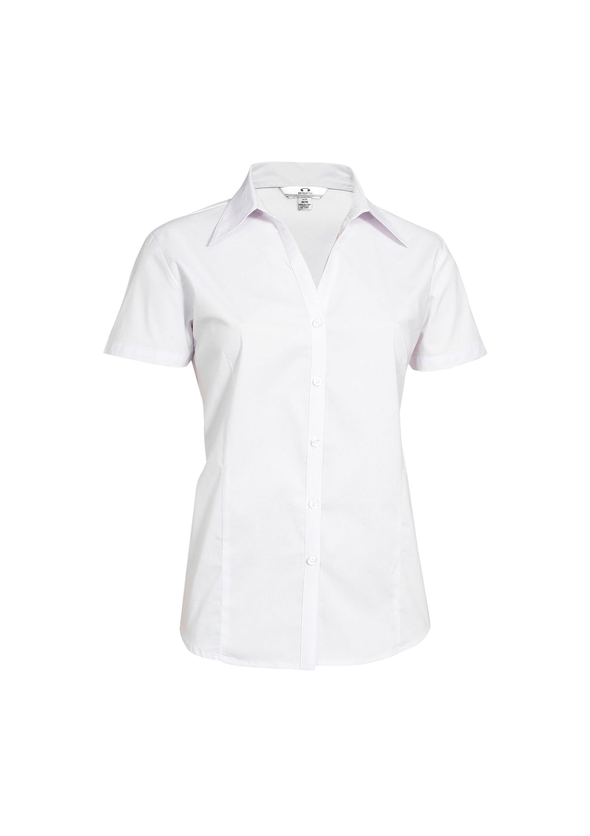 Womens Metro Short Sleeve Shirt - White