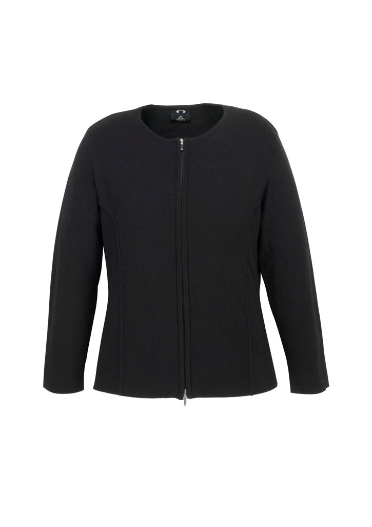 Womens 2-Way Zip Cardigan - back