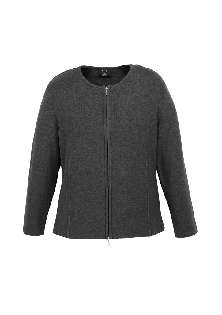 Womens 2-Way Zip Cardigan - back