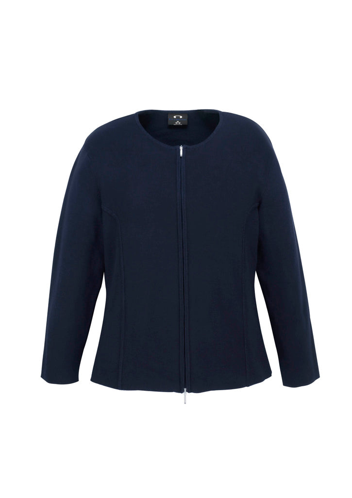 Womens 2-Way Zip Cardigan - back