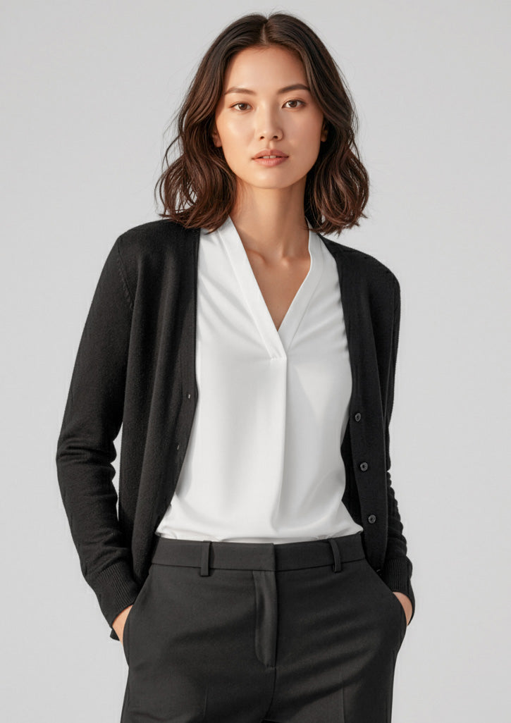 Womens Roma Knit Cardigan - Black