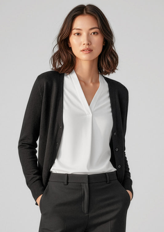 Womens Roma Knit Cardigan - Black