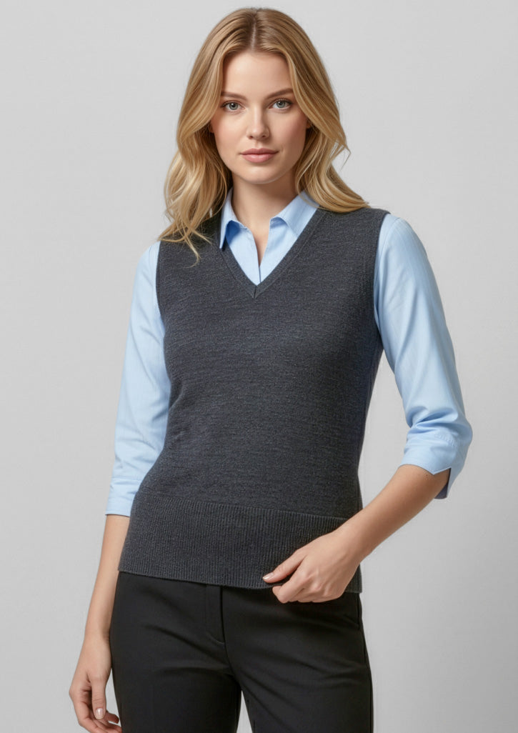 Womens Milano Vest - Charcoal