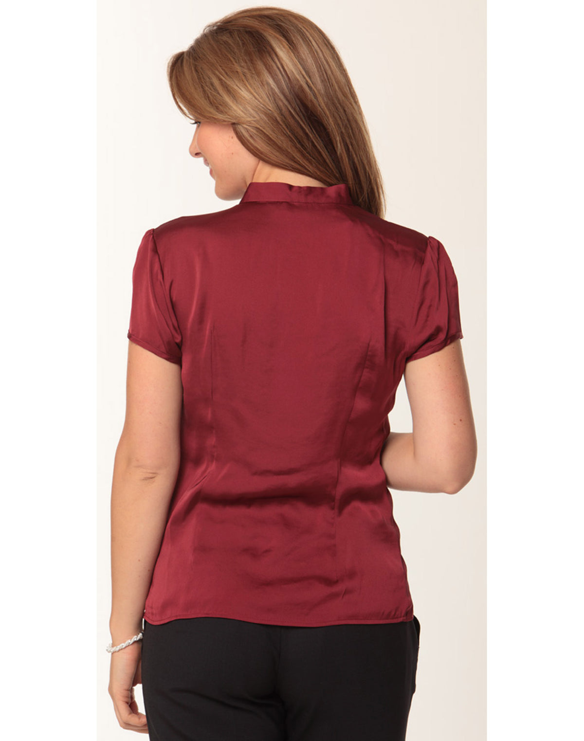 Women's Tie Neck Blouse - Shiraz
