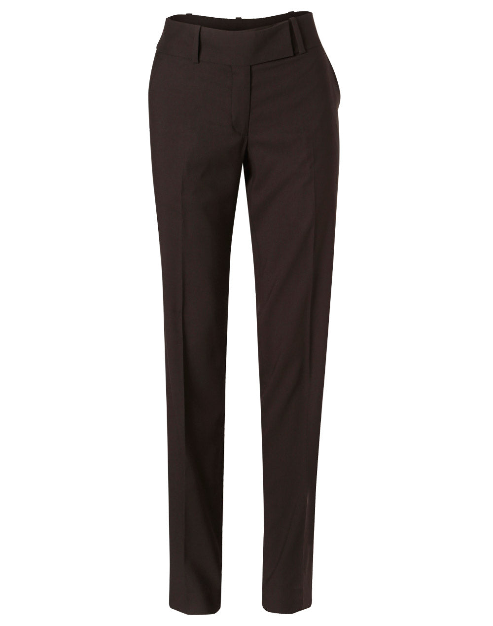 Women's Low Rise Pants in Poly/Viscose Stretch