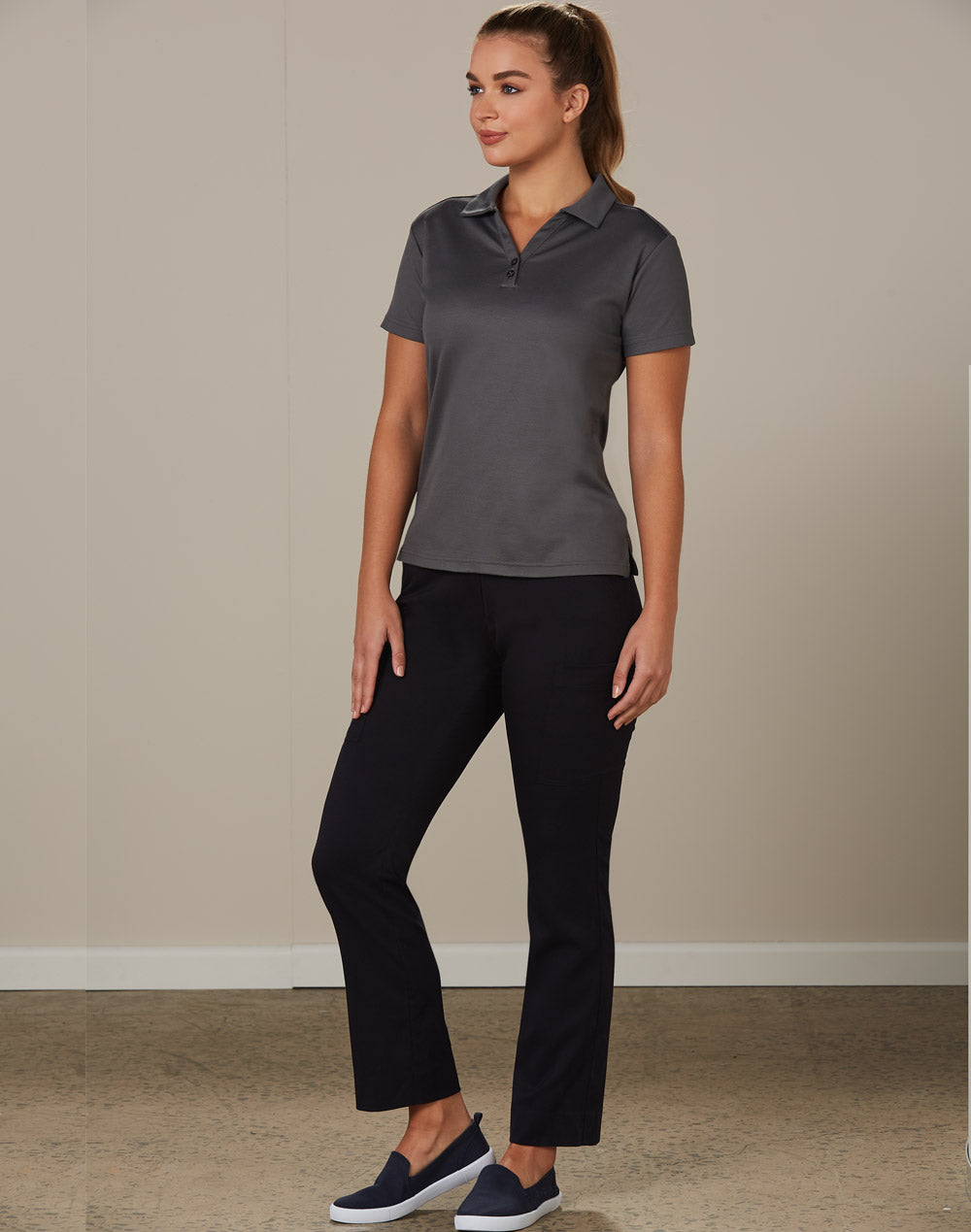 Ladies' Utility Cargo Pants - Navy