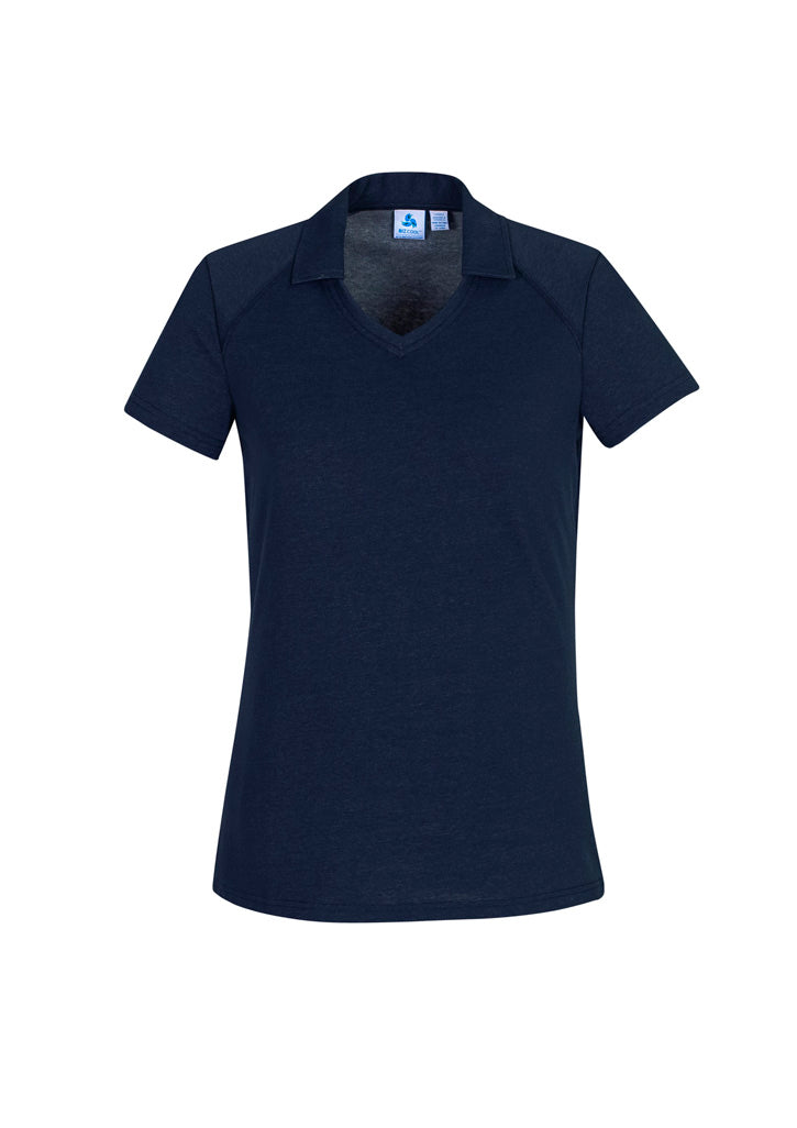Womens Byron Short Sleeve Polo - Navy