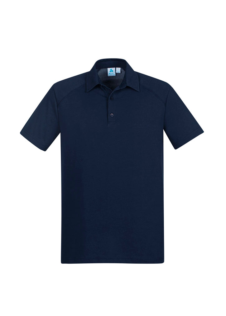 Mens Byron Short Sleeve Polo - Navy