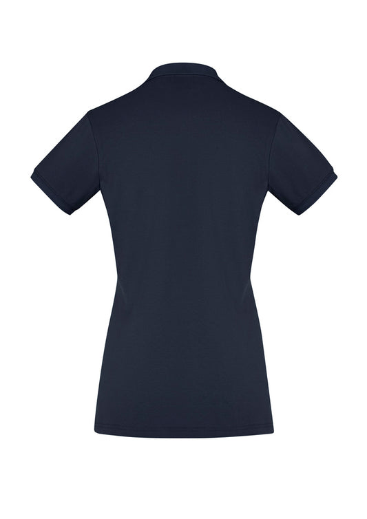 Womens City Short Sleeve Polo - back