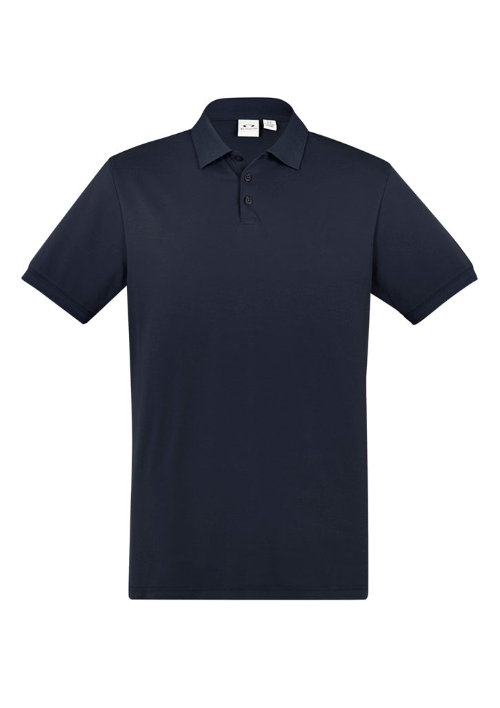 Mens City Short Sleeve Polo - Navy