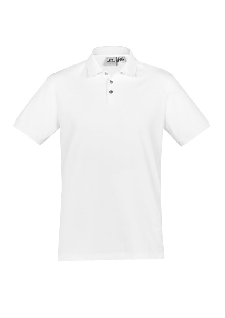 Mens City Short Sleeve Polo - White