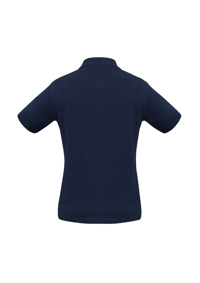 Womens Ice Short Sleeve Polo - back