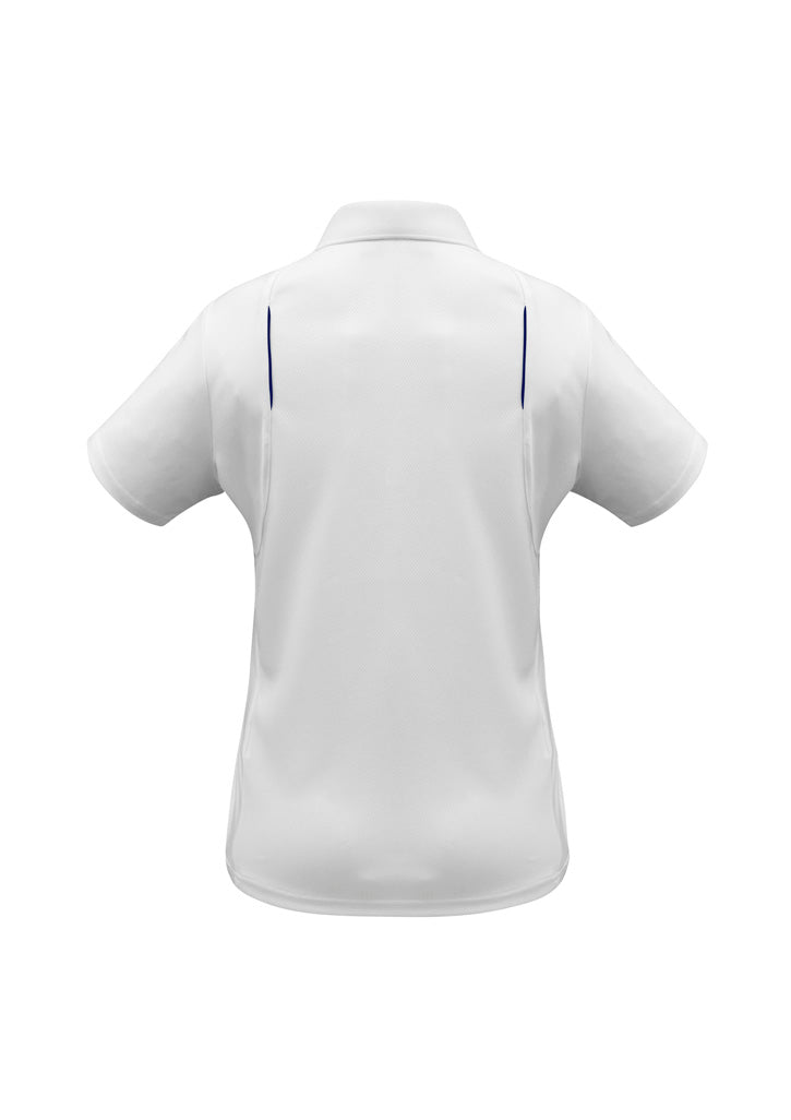 Womens United Short Sleeve Polo - back
