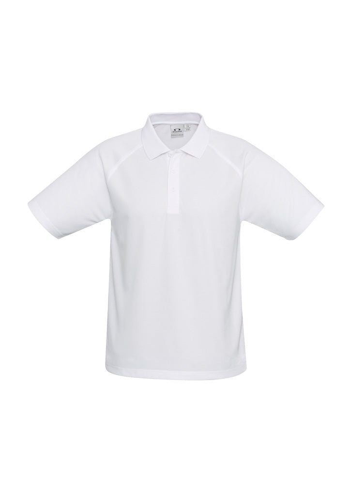Kids Sprint Short Sleeve Polo - White