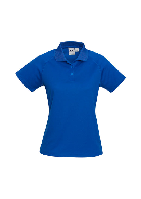 Womens Sprint Short Sleeve Polo - back
