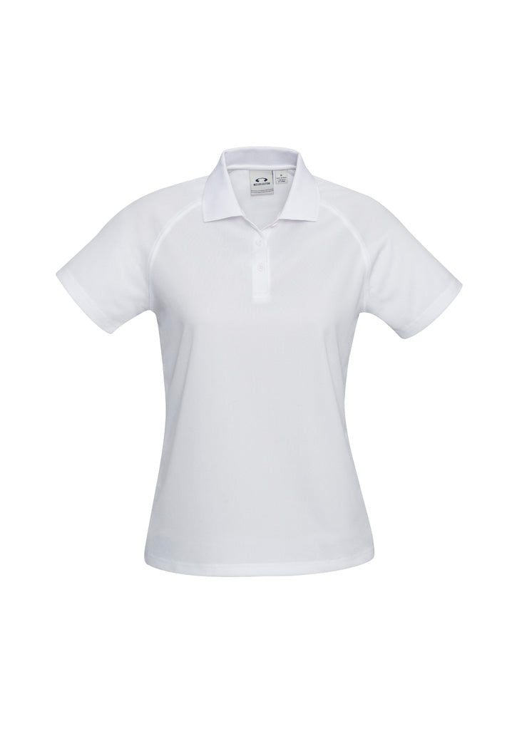 Womens Sprint Short Sleeve Polo - White