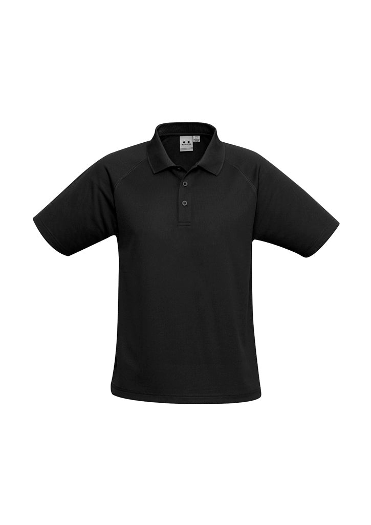 Mens Sprint Short Sleeve Polo - Black