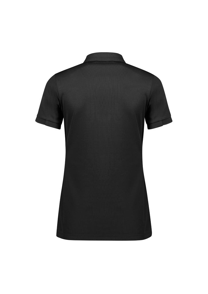 Womens Focus Short Sleeve Polo - back