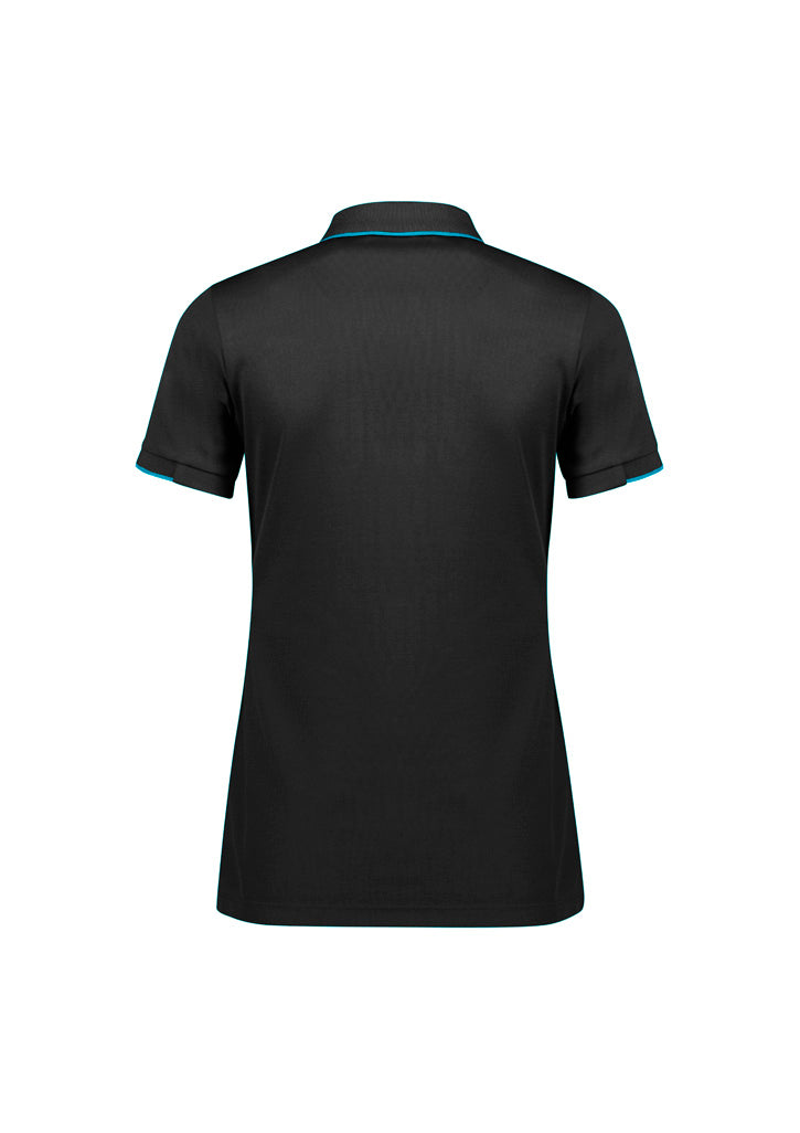 Womens Focus Short Sleeve Polo - back