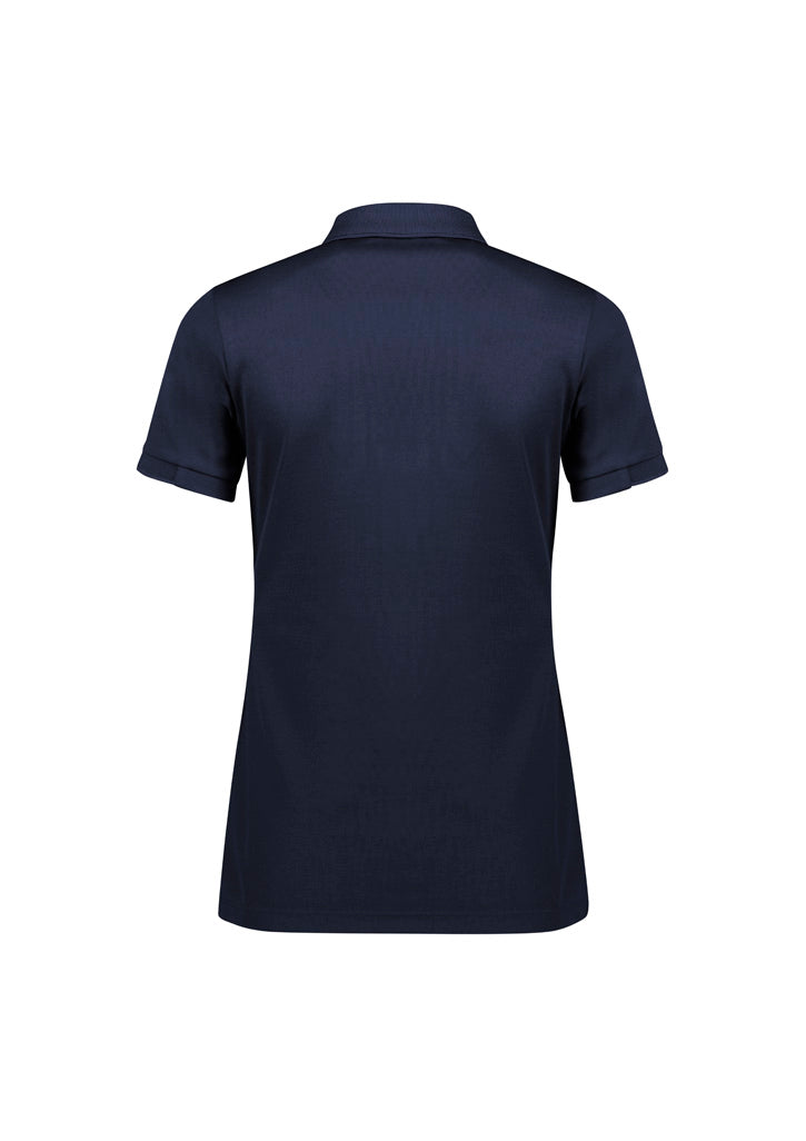 Womens Focus Short Sleeve Polo - back