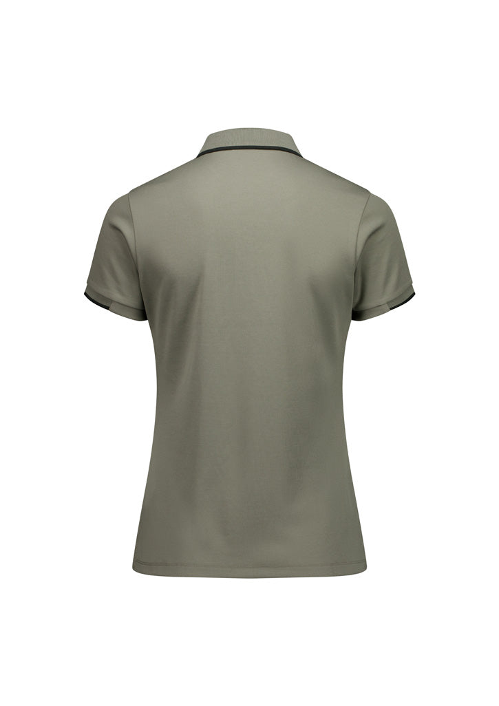 Womens Focus Short Sleeve Polo - back