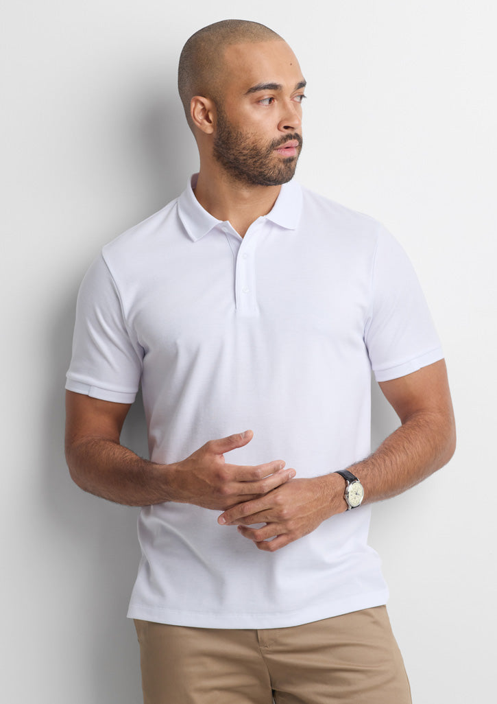 Mens Focus Short Sleeve Polo - back