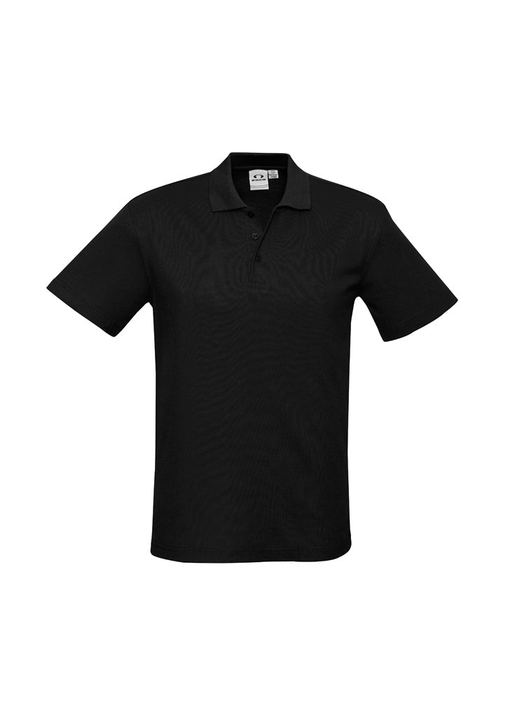 Kids Crew Short Sleeve Polo - Black