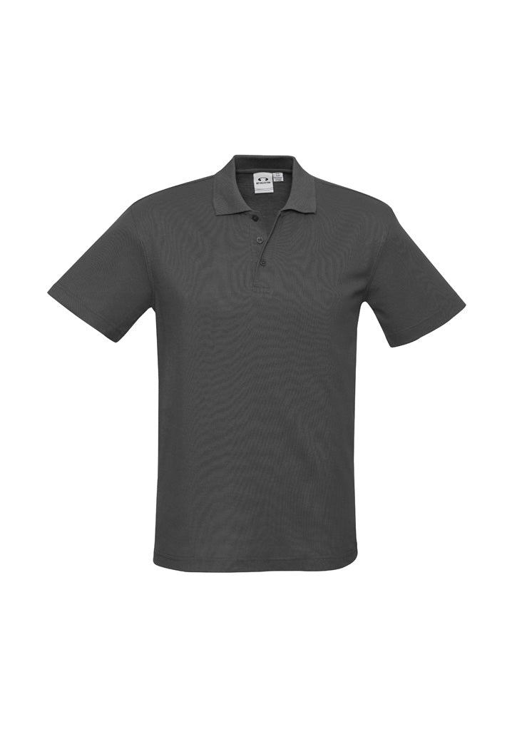 Kids Crew Short Sleeve Polo - Charcoal