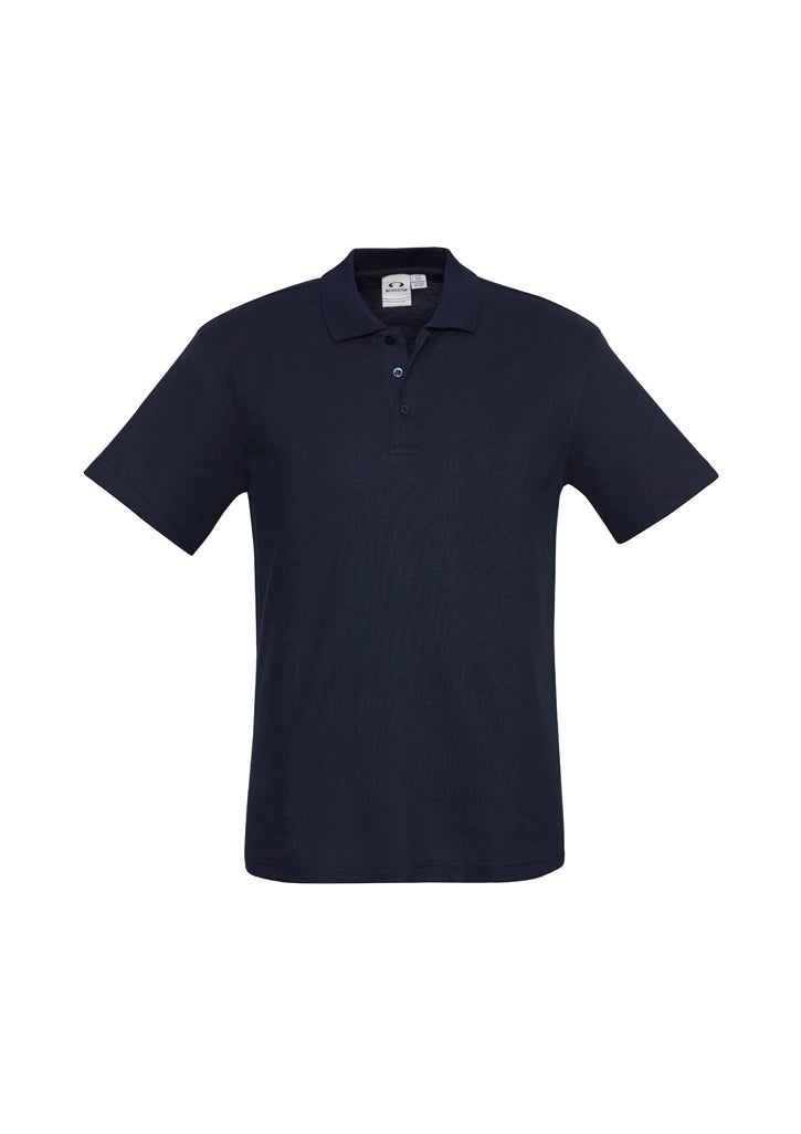Kids Crew Short Sleeve Polo - Navy
