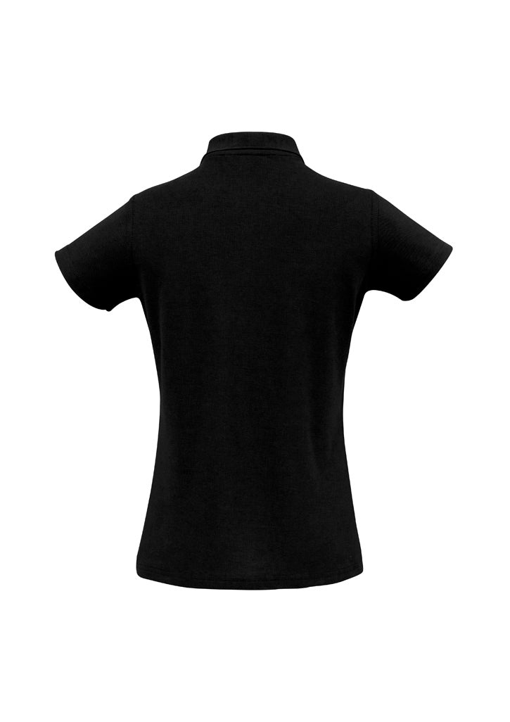 Womens Crew Short Sleeve Polo - back