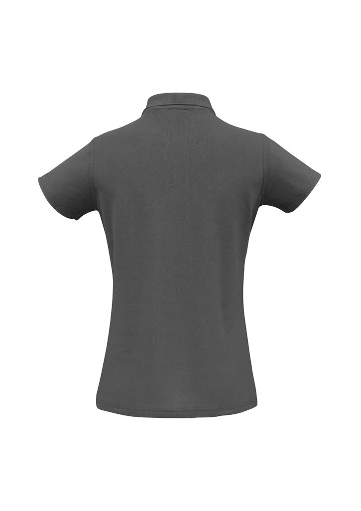 Womens Crew Short Sleeve Polo - back