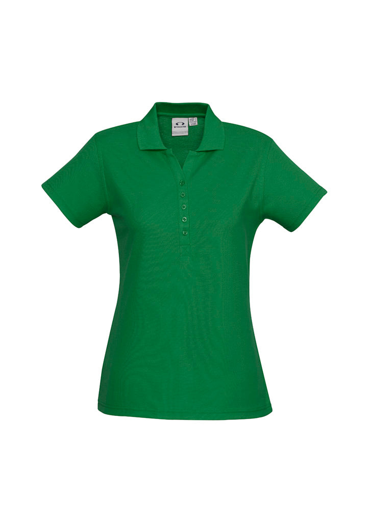 Womens Crew Short Sleeve Polo - Kelly Green