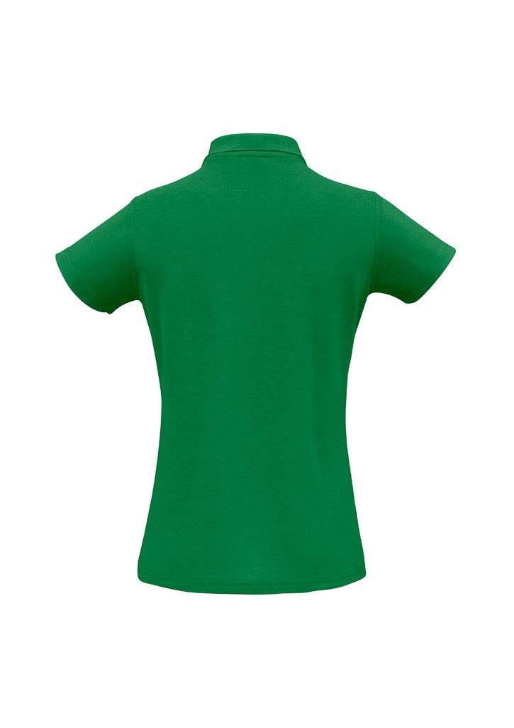 Womens Crew Short Sleeve Polo - back