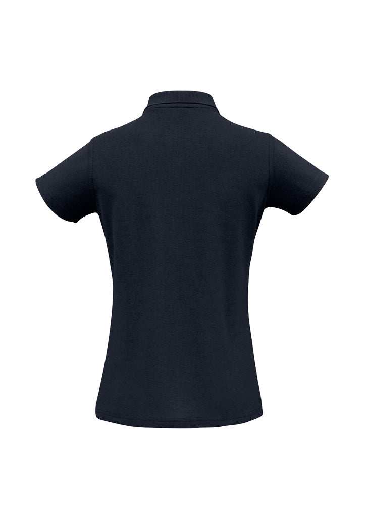 Womens Crew Short Sleeve Polo - back