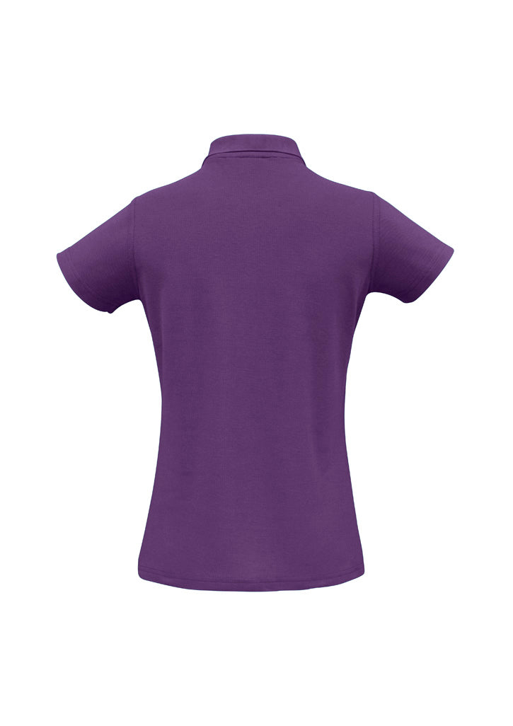 Womens Crew Short Sleeve Polo - back