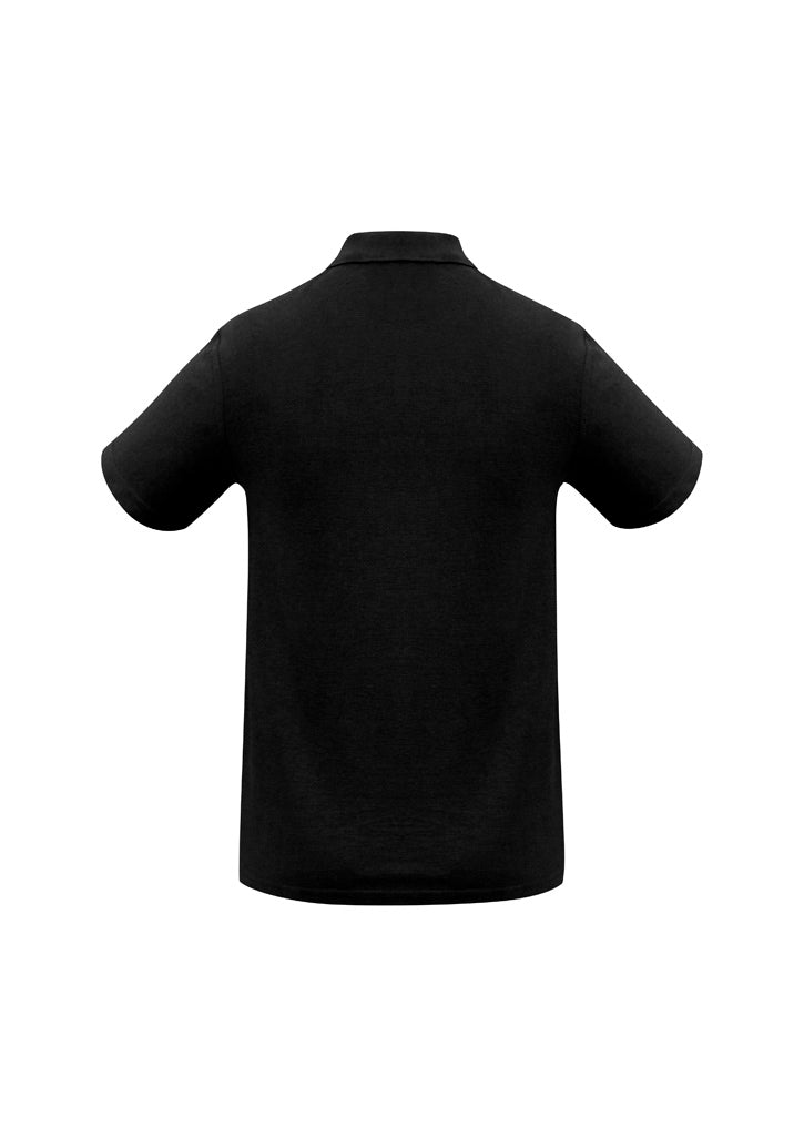 Mens Crew Short Sleeve Polo - back