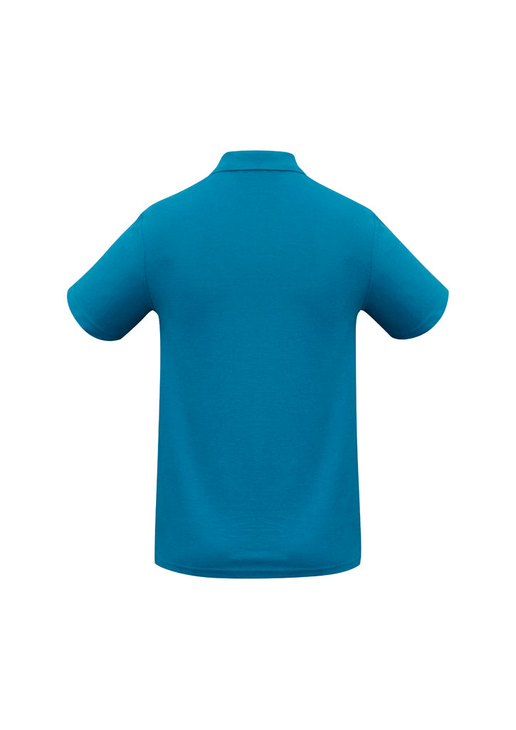 Mens Crew Short Sleeve Polo - back