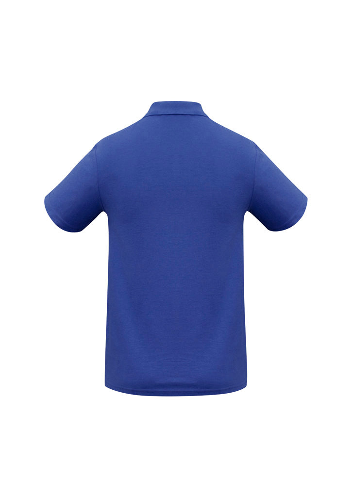 Mens Crew Short Sleeve Polo - back