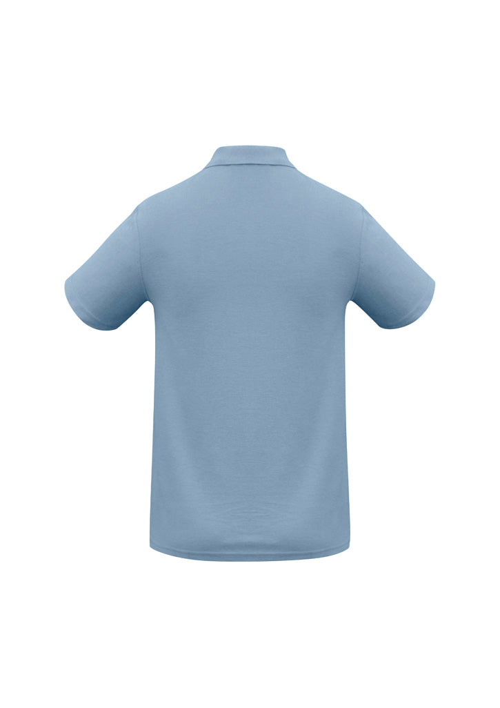 Mens Crew Short Sleeve Polo - back