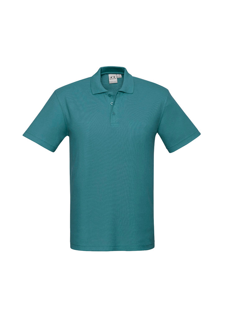 Mens Crew Short Sleeve Polo - back