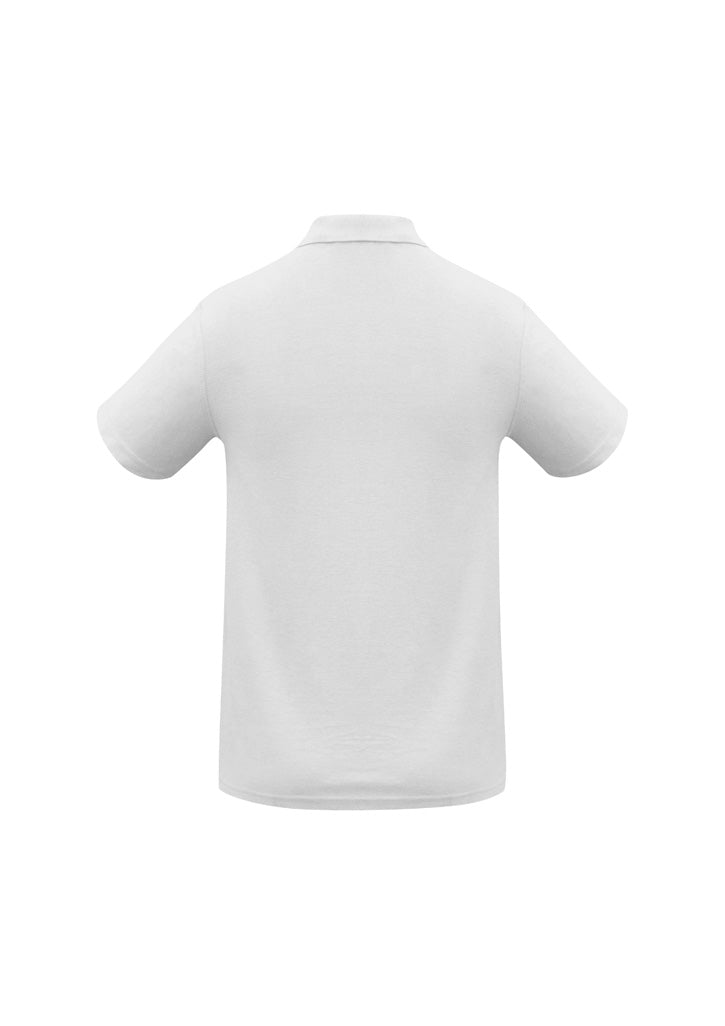 Mens Crew Short Sleeve Polo - back
