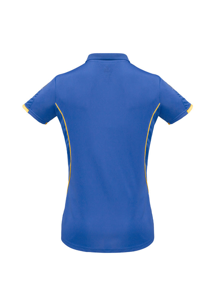 Womens Razor Short Sleeve Polo - back