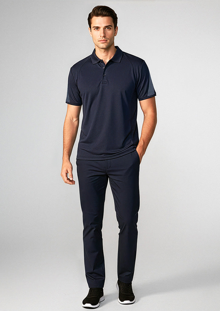 Mens Razor Short Sleeve Polo - back