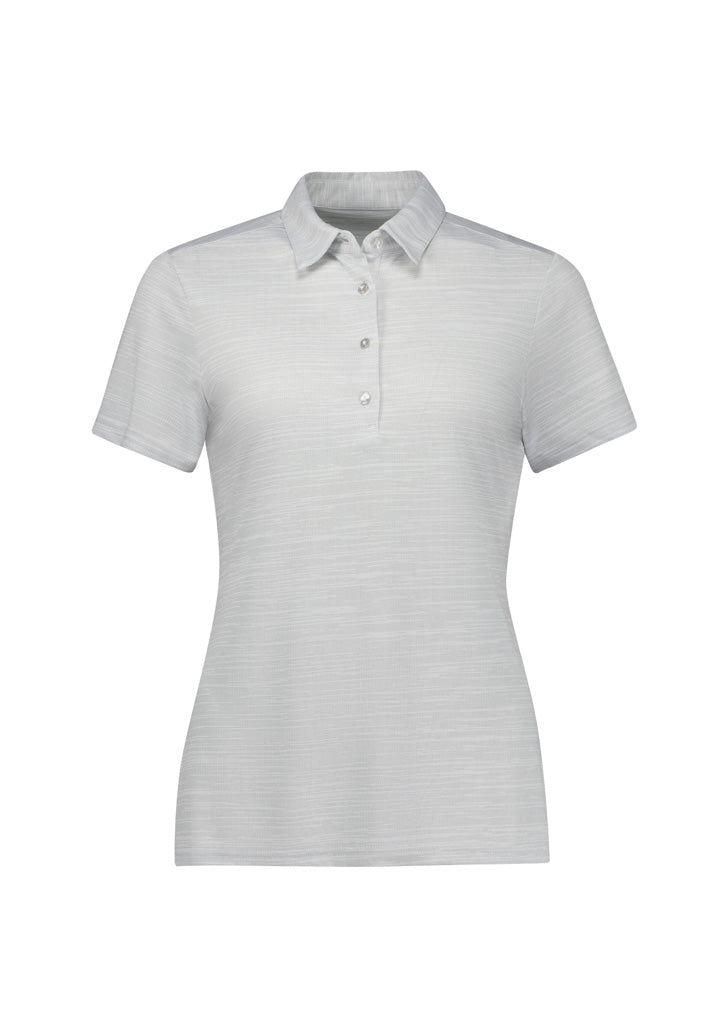 Womens Orbit Short Sleeve Polo - back