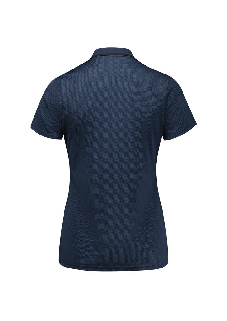 Womens Echo Short Sleeve Polo - back