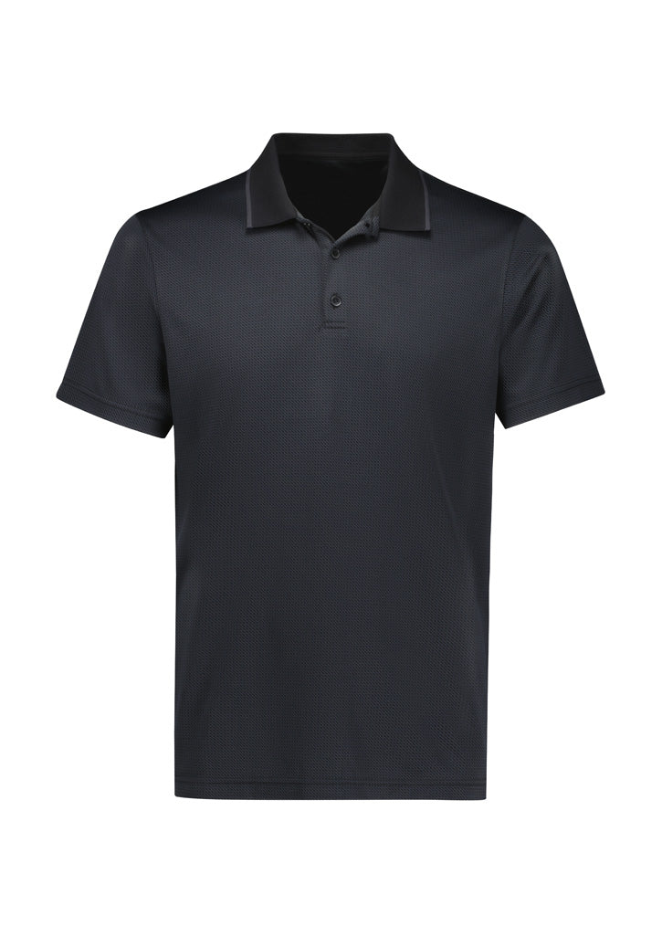 Mens Echo Short Sleeve Polo - Black Graphite