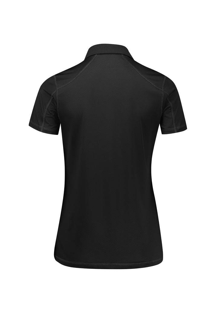 Womens Dart Short Sleeve Polo - back