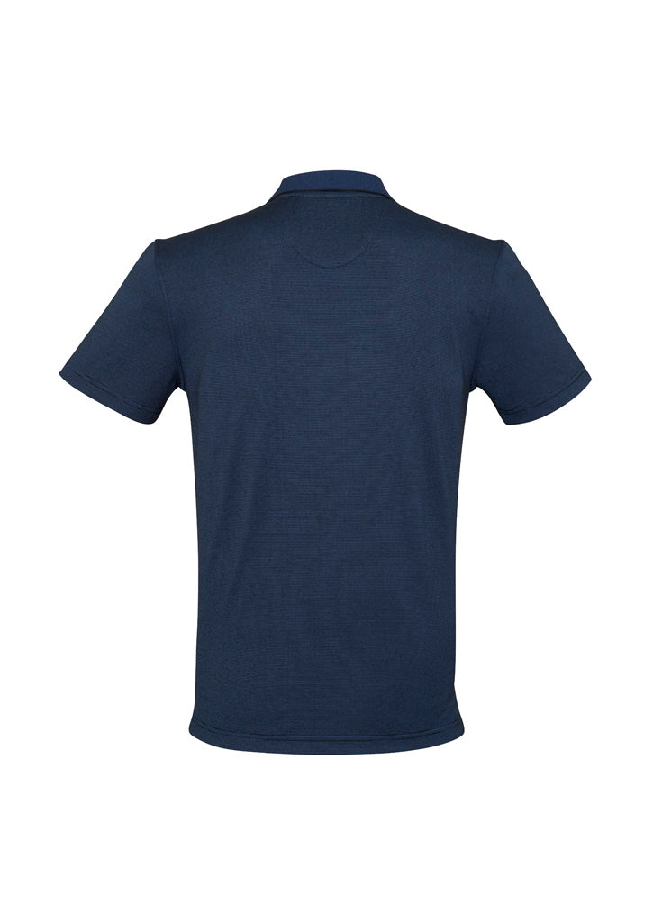 Mens Shadow Short Sleeve Polo - back